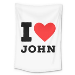 I Love John Large Tapestry by ilovewhateva