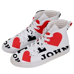 I Love John Women s Hi-top Skate Sneakers by ilovewhateva