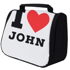 I Love John Full Print Travel Pouch (big) by ilovewhateva