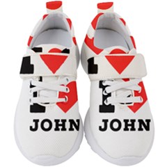 I Love John Kids  Velcro Strap Shoes by ilovewhateva