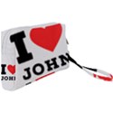 I love john Wristlet Pouch Bag (Small) View2