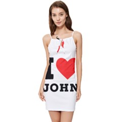 I Love John Summer Tie Front Dress by ilovewhateva