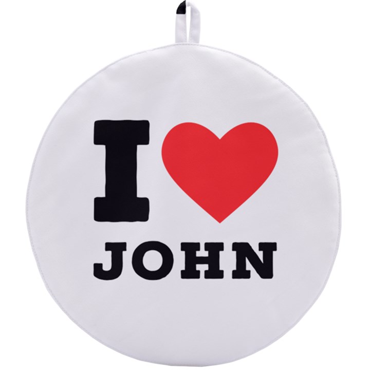 I love john Round Trivet