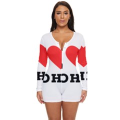 I Love John Long Sleeve Boyleg Swimsuit by ilovewhateva