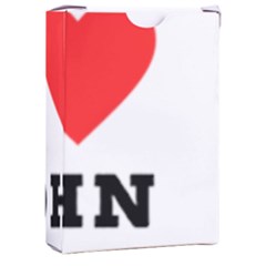 I Love John Playing Cards Single Design (rectangle) With Custom Box by ilovewhateva