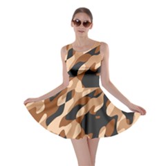 Abstract Camouflage Pattern Skater Dress by Jack14