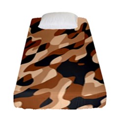 Abstract Camouflage Pattern Fitted Sheet (single Size) by Jack14