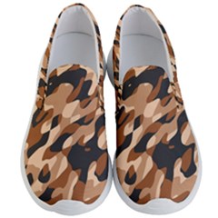 Abstract Camouflage Pattern Men s Lightweight Slip Ons by Jack14