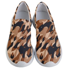 Abstract Camouflage Pattern Women s Lightweight Slip Ons by Jack14