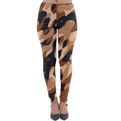 Abstract Camouflage Pattern Lightweight Velour Leggings by Jack14