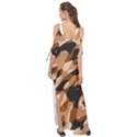 Abstract Camouflage Pattern Maxi Chiffon Cover Up Dress View2