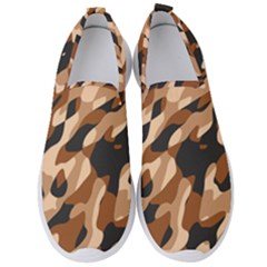 Abstract Camouflage Pattern Men s Slip On Sneakers by Jack14