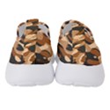 Abstract Camouflage Pattern Women s Slip On Sneakers View4