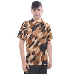 Abstract Camouflage Pattern Men s Polo Tee by Jack14