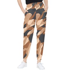 Abstract Camouflage Pattern Women s Tapered Pants by Jack14