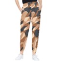 Abstract Camouflage Pattern Women s Tapered Pants View1