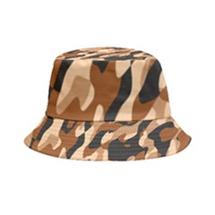 Abstract Camouflage Pattern Inside Out Bucket Hat by Jack14