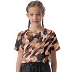 Abstract Camouflage Pattern Kids  Basic Tee by Jack14