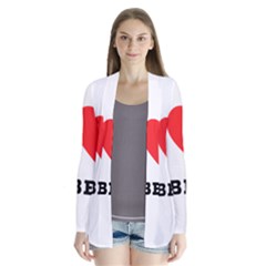 I Love Robert Drape Collar Cardigan by ilovewhateva