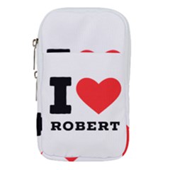 I Love Robert Waist Pouch (small) by ilovewhateva