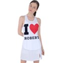 I love robert Racer Back Mesh Tank Top View1