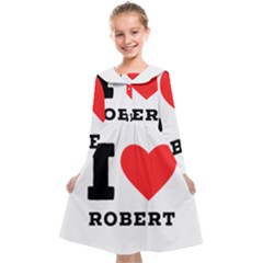 I Love Robert Kids  Midi Sailor Dress by ilovewhateva