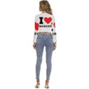 I love robert Long Sleeve V-Neck Top View4