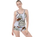 Cat Playing The Violin Art Boyleg Tankini Set  View1