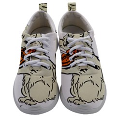 Cat Playing The Violin Art Mens Athletic Shoes by oldshool