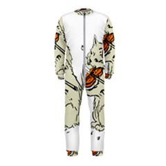 Cat Playing The Violin Art Onepiece Jumpsuit (kids)