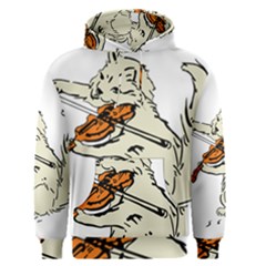 Cat Playing The Violin Art Men s Core Hoodie