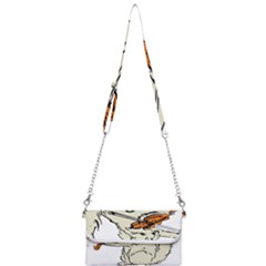 Cat Playing The Violin Art Mini Crossbody Handbag