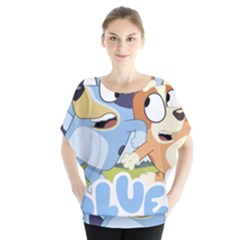 Bluey Shirt, Bluey Bingo Shirt, Bluey T-shirt, Bluey Adult Shirt, Bluey Tee Bluey Birthday Shirt, Bl Batwing Chiffon Blouse