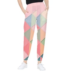 Background Geometric Triangle Women s Tapered Pants by Semog4