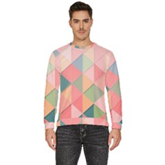 Background Geometric Triangle Men s Fleece Sweatshirt by Semog4