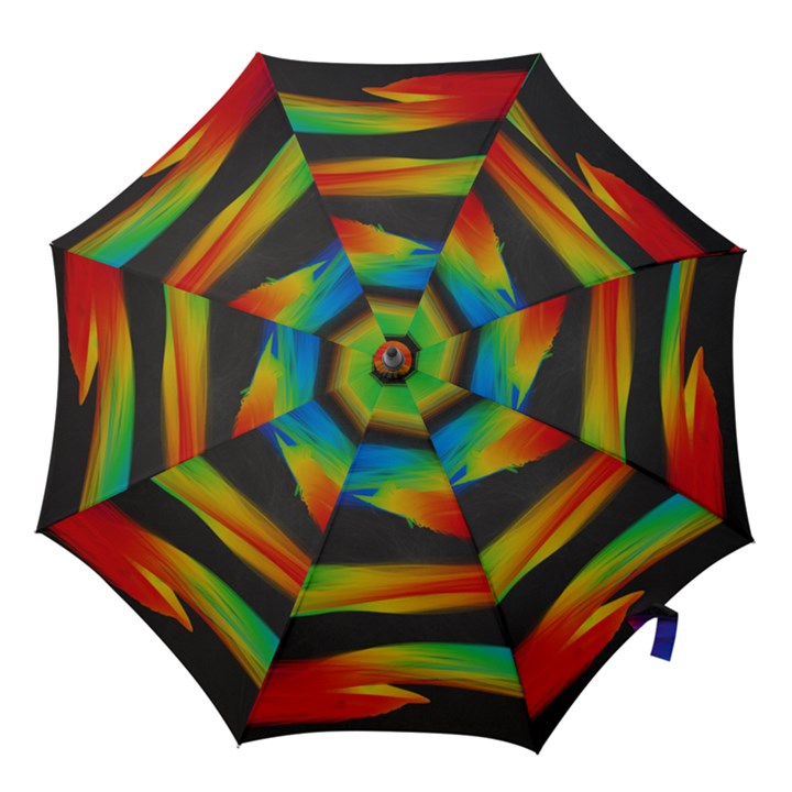 Colorful Background Hook Handle Umbrellas (Large)