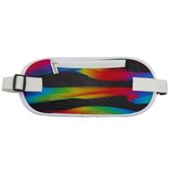 Colorful Background Rounded Waist Pouch