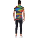 Colorful Background Men s Short Sleeve Cycling Jersey View4