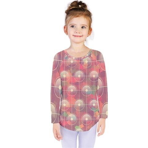 Background Abstract Kids  Long Sleeve Tee by Semog4