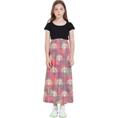 Background Abstract Kids  Flared Maxi Skirt by Semog4