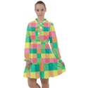 Checkerboard-pastel-squares- All Frills Chiffon Dress View1