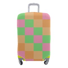 Checkerboard-pastel-squares Luggage Cover (small) by Semog4