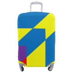 Colorful-red-yellow-blue-purple Luggage Cover (medium) by Semog4