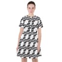 Pattern-monochrome-repeat Sailor Dress View1