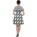 Pattern-monochrome-repeat Sailor Dress View2