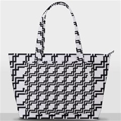 Pattern-monochrome-repeat Back Pocket Shoulder Bag  by Semog4