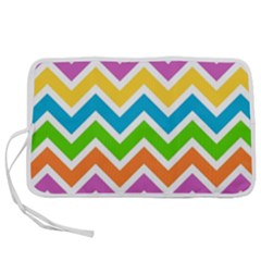 Chevron-pattern-design-texture Pen Storage Case (m) by Semog4