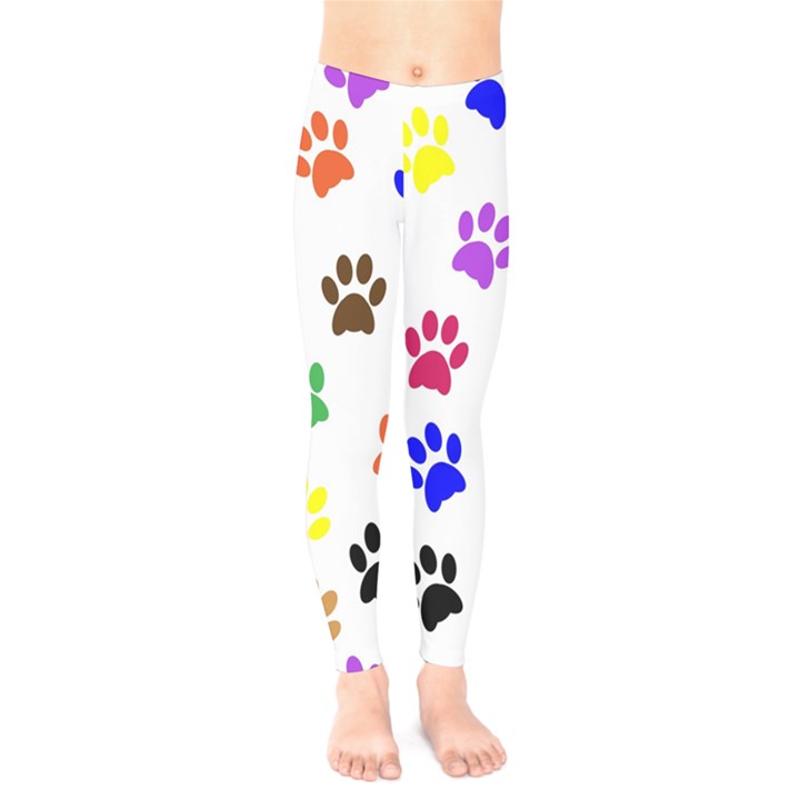 Pawprints-paw-prints-paw-animal Kids  Leggings