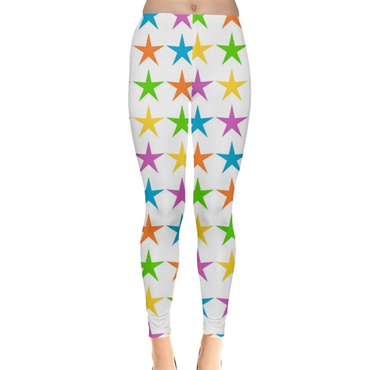 Star-pattern-design-decoration Leggings 