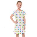 Star-pattern-design-decoration Kids  Drop Waist Dress View1